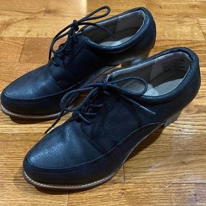 Rockport Akeisha Derby black shoe, size 8